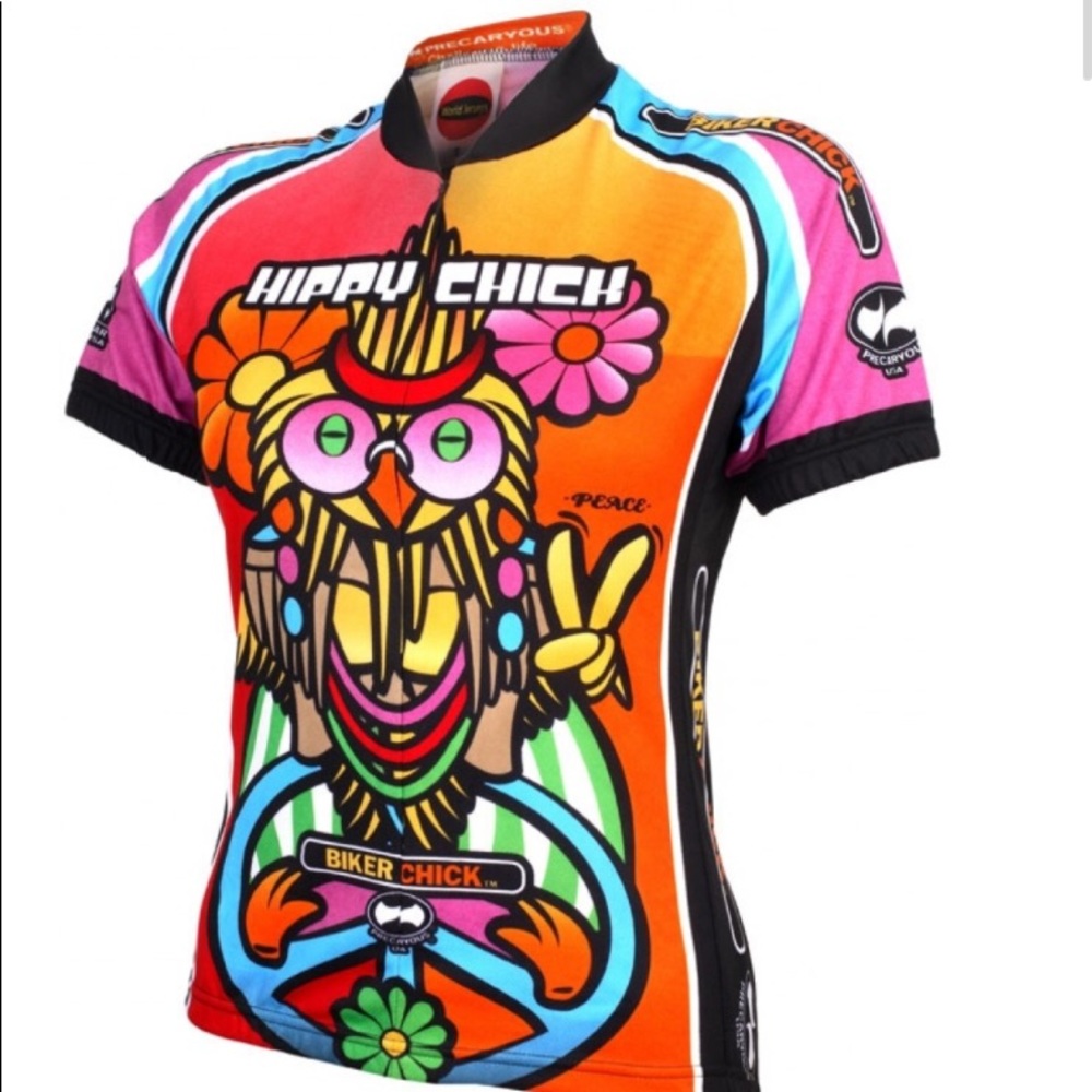 Hippy Chick Woman’s Cycling Jersey - Size L